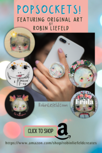 Popsockets featuring original art by Robin Liefeld